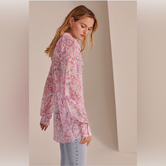 NWOT Favorite Daughter The Ez-Boyfriend Shirt Size XS $228 - Picture 4 of 8